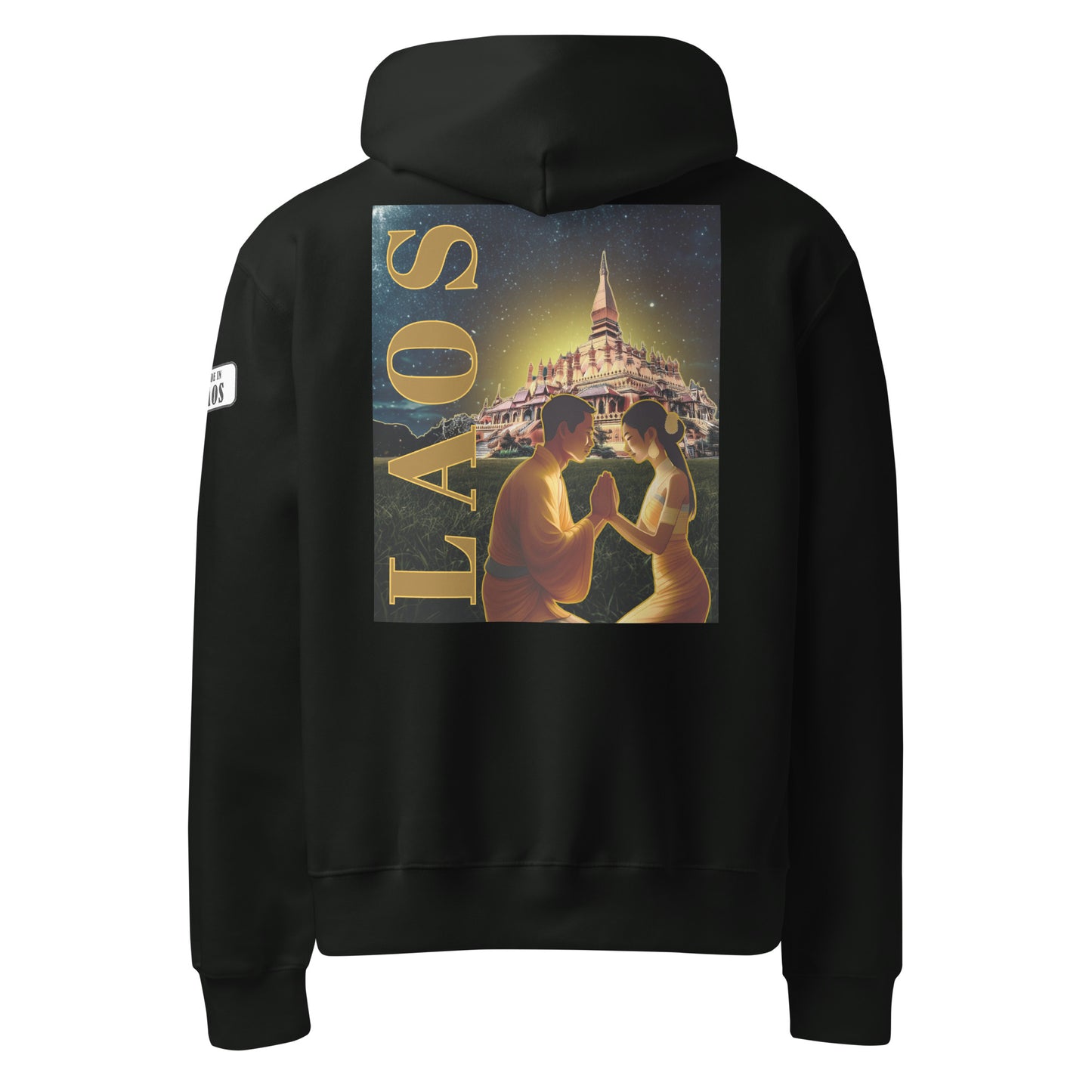 Loving Laos – Eternal Bond Hoodie | Lao Culture & Love Story by Allstar Kustoms