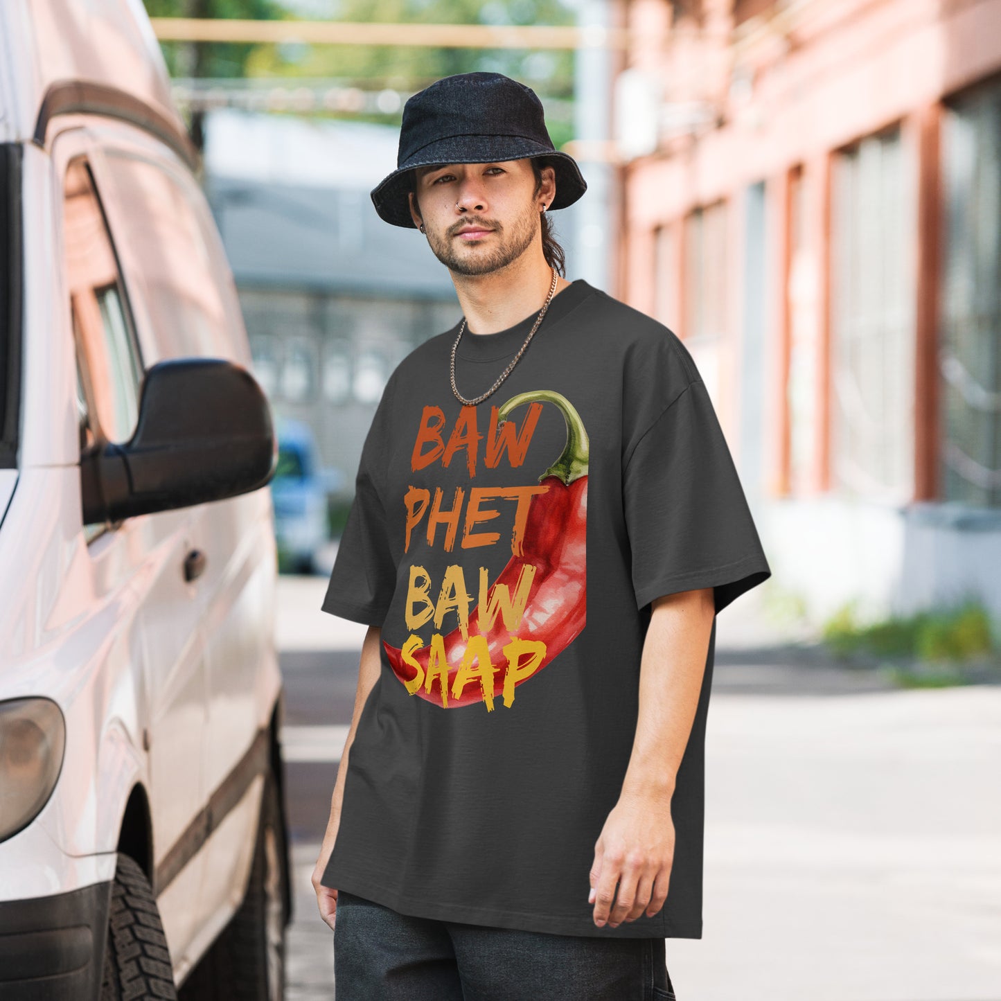 BAW PHET BAW SAAP – Oversized Faded T-Shirt