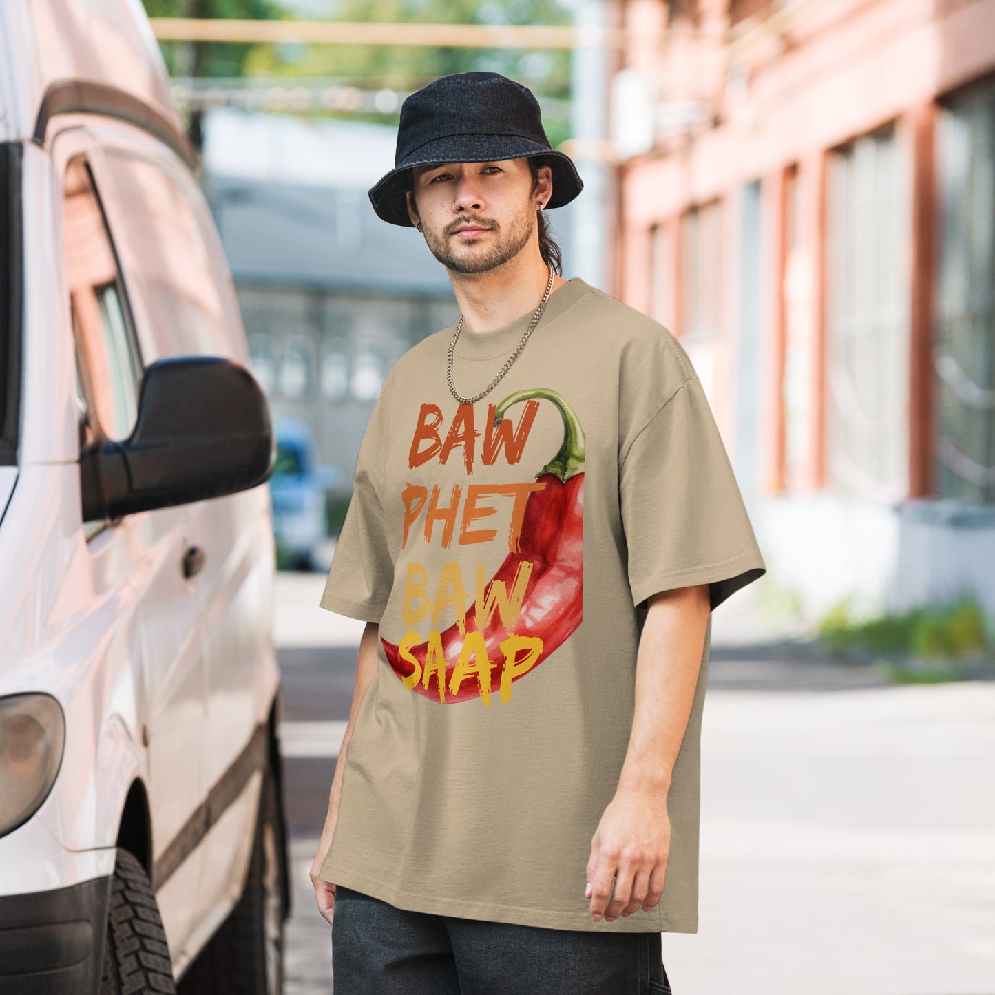 BAW PHET BAW SAAP – Oversized Faded T-Shirt