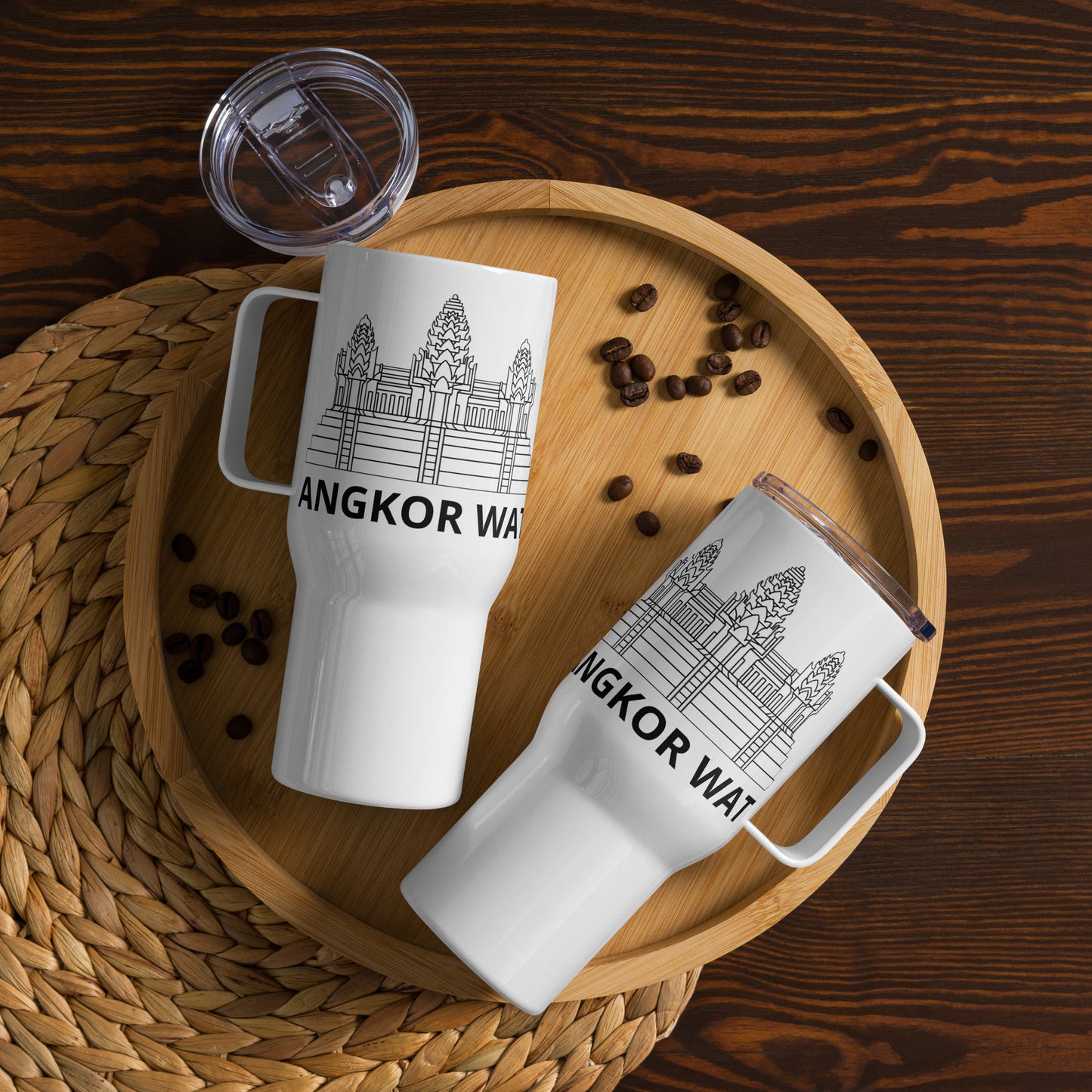 Angkor Wat Heritage Travel Mug with Handle