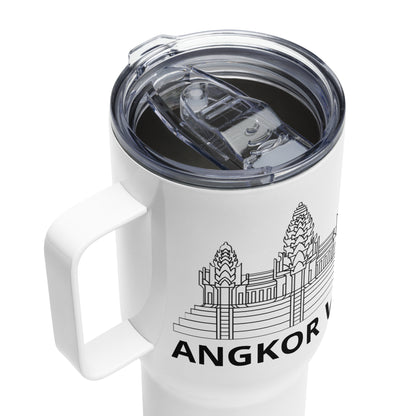 Angkor Wat Heritage Travel Mug with Handle