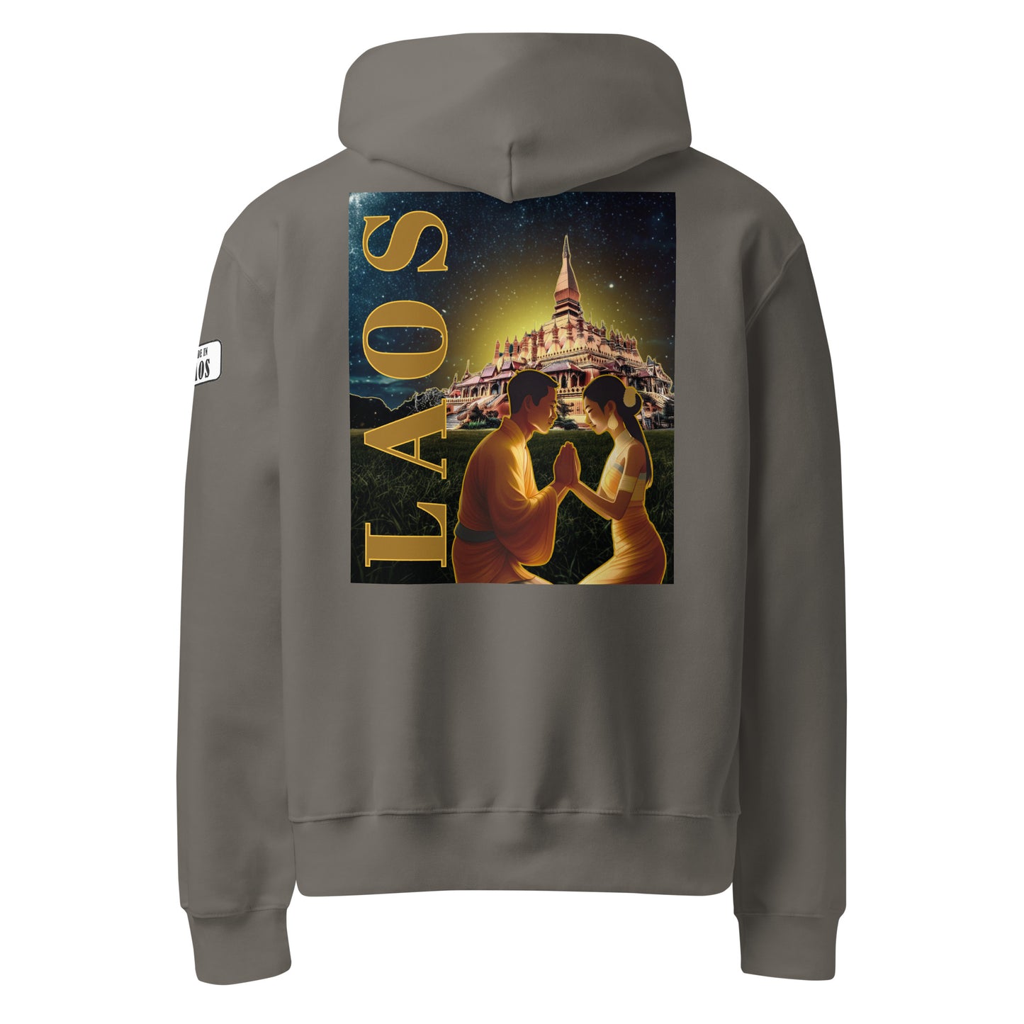 Loving Laos – Eternal Bond Hoodie | Lao Culture & Love Story by Allstar Kustoms