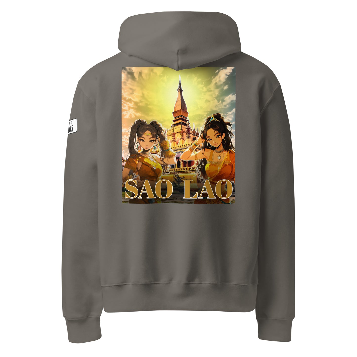 Sao Lao Hoodie – Lao Culture Anime Design | Allstar Kustoms