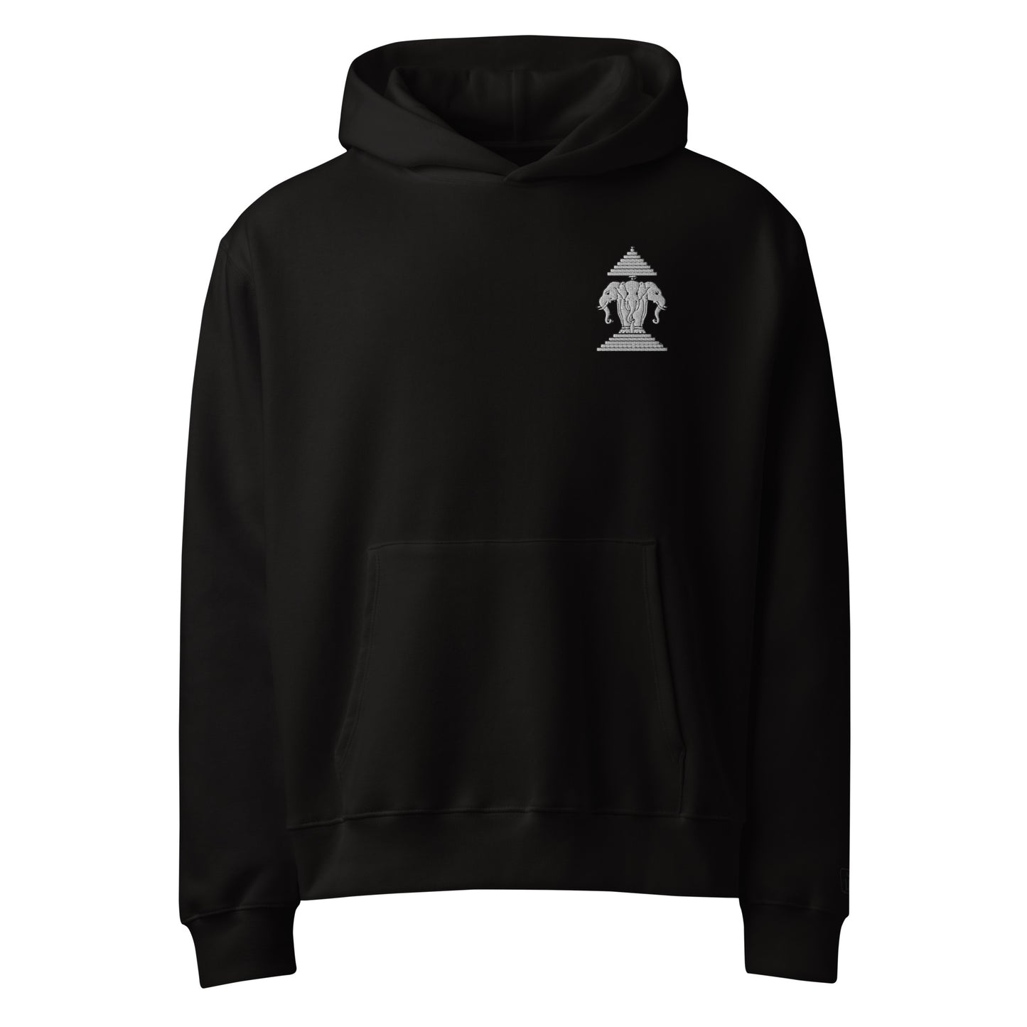 Lao Pride Embroidered – Oversized Heavyweight Hoodie