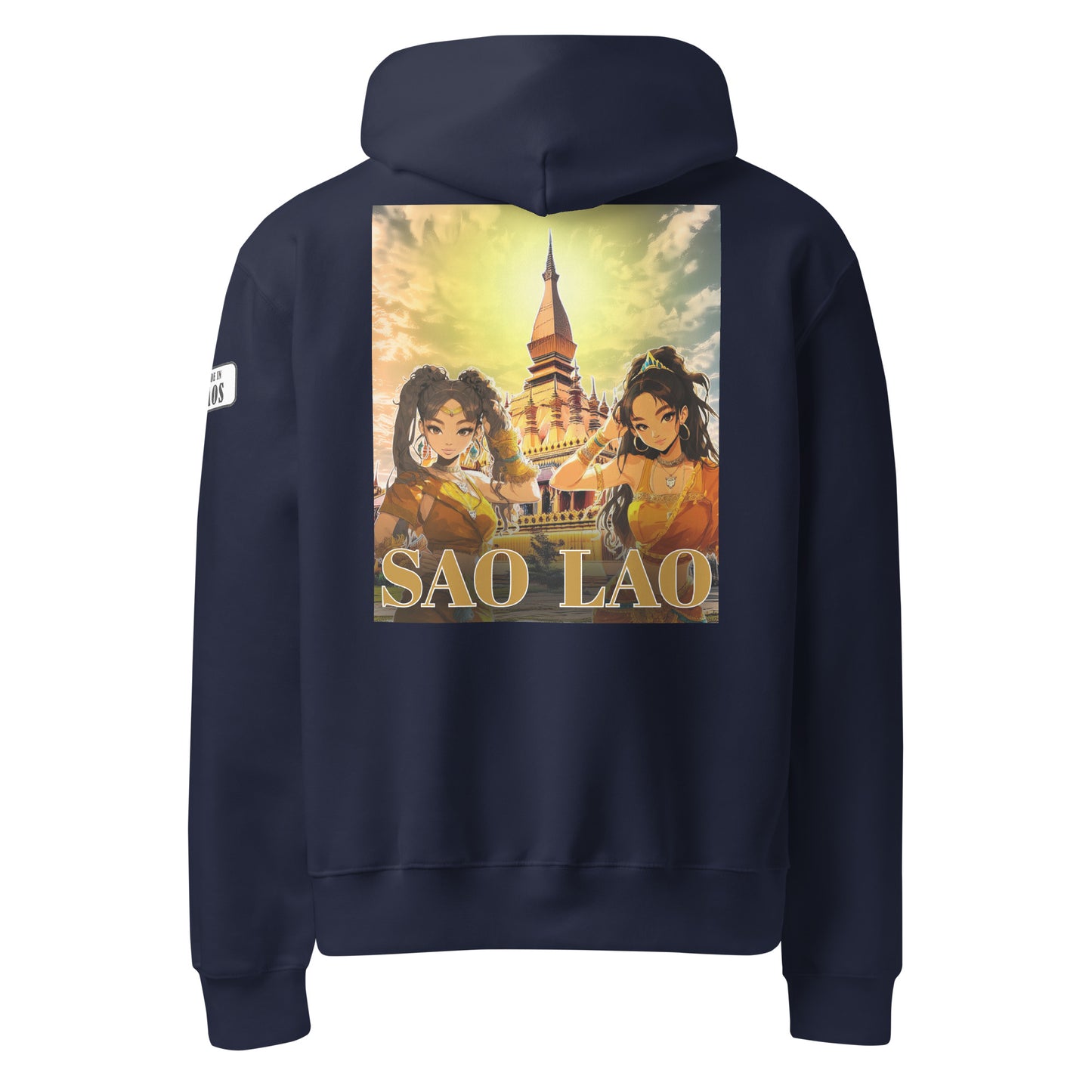 Sao Lao Hoodie – Lao Culture Anime Design | Allstar Kustoms