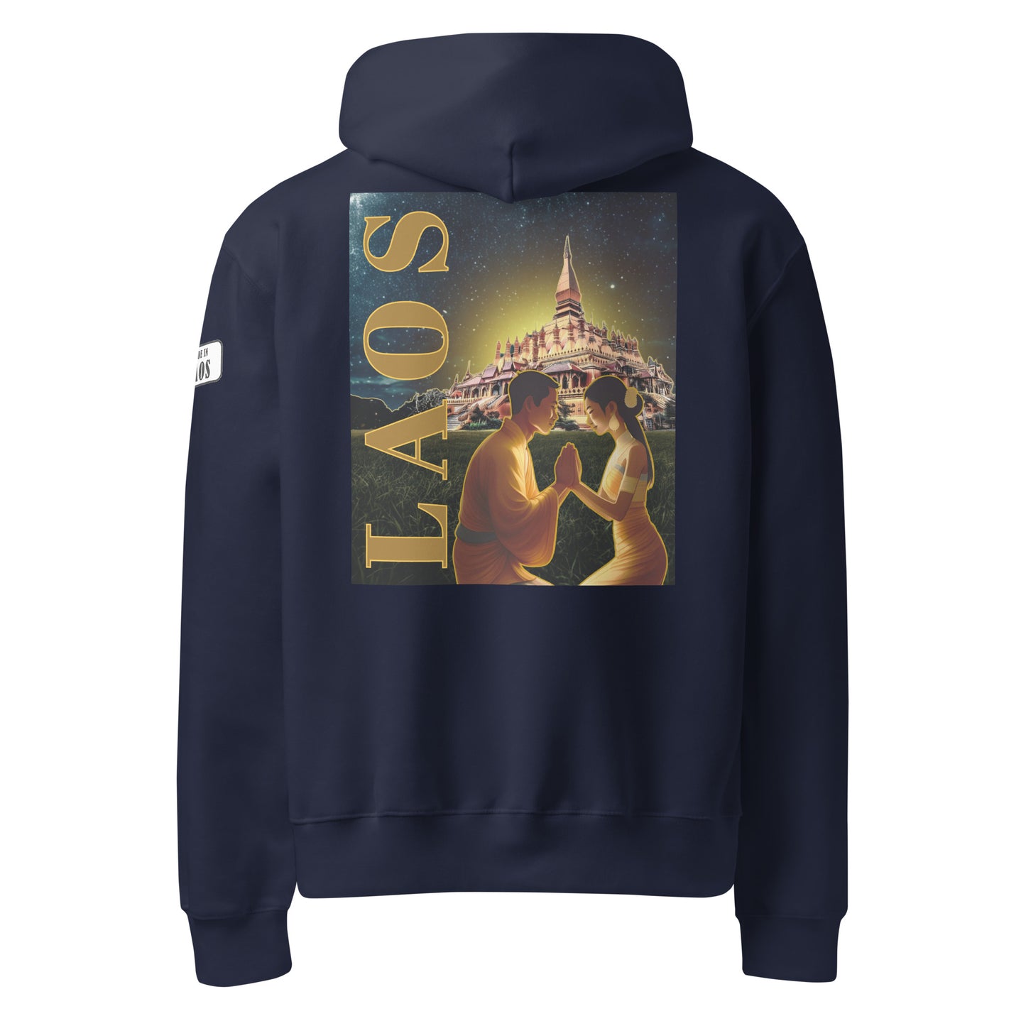 Loving Laos – Eternal Bond Hoodie | Lao Culture & Love Story by Allstar Kustoms