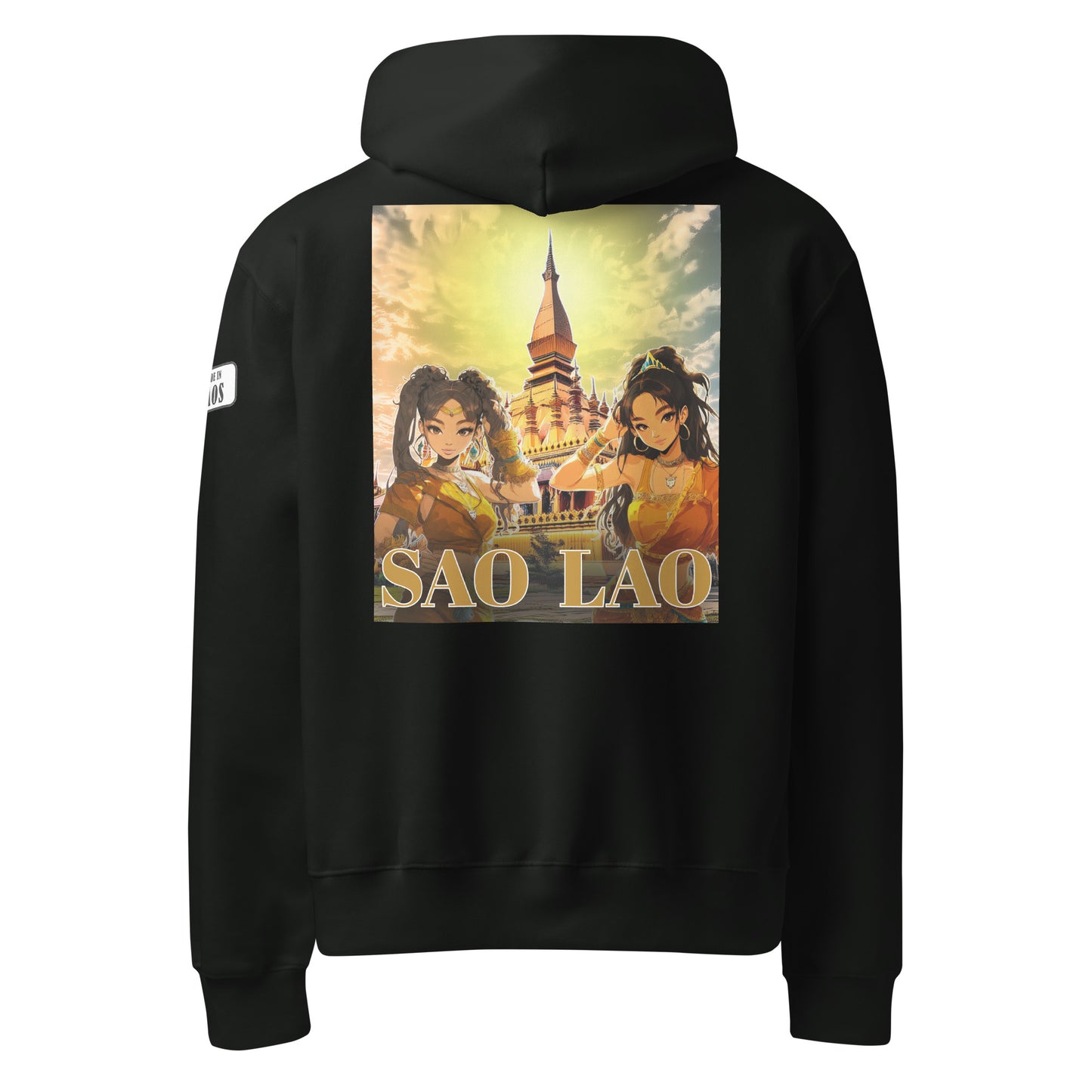 Sao Lao Hoodie – Lao Culture Anime Design | Allstar Kustoms
