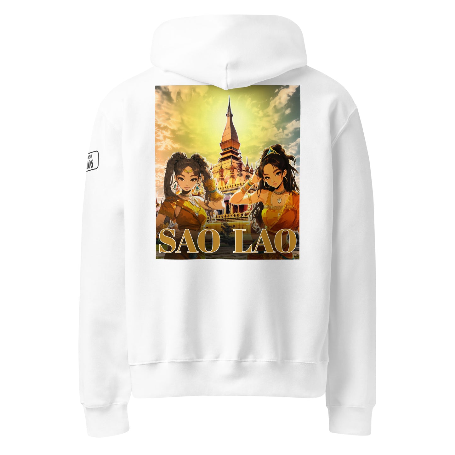 Sao Lao Hoodie – Lao Culture Anime Design | Allstar Kustoms
