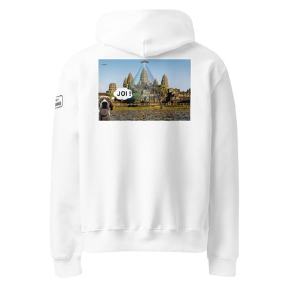 JOI Hoodie – Funny Dog UFO Angkor Wat Design | Allstar Kustoms