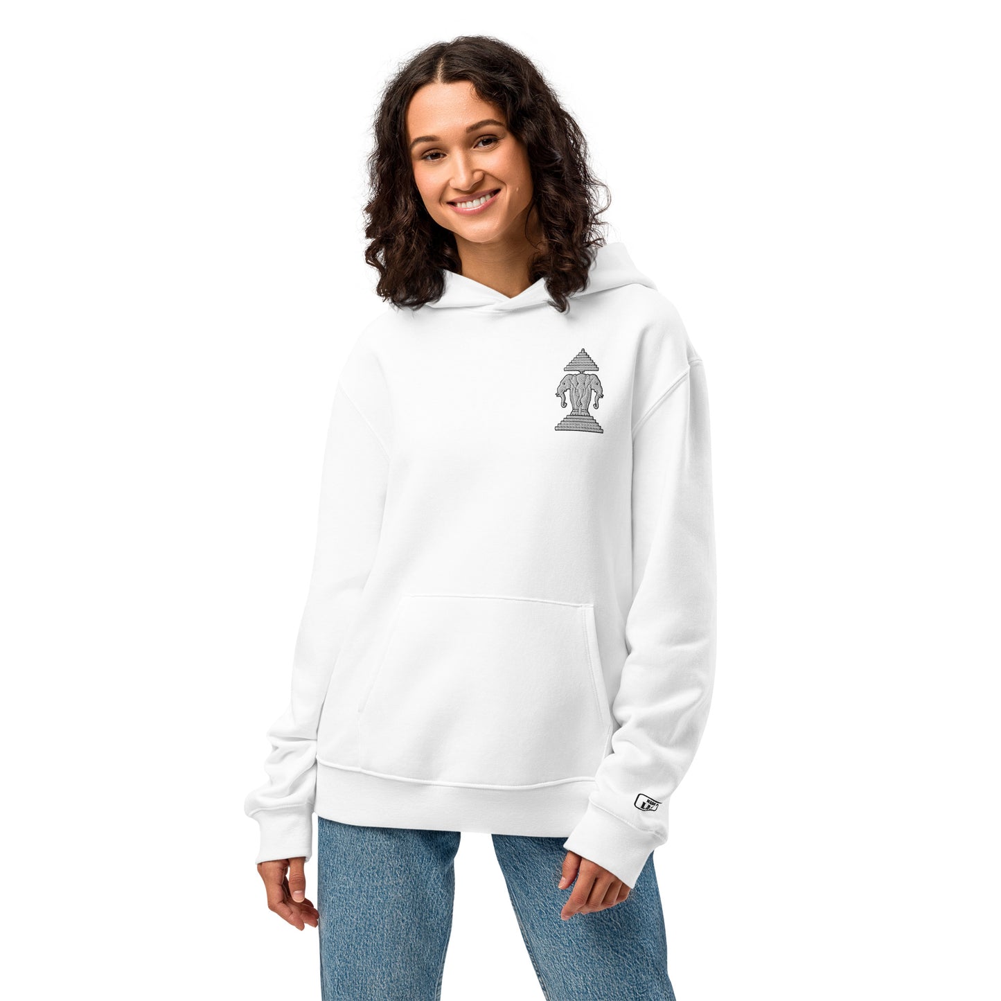 Lao Pride Embroidered – Oversized Heavyweight Hoodie