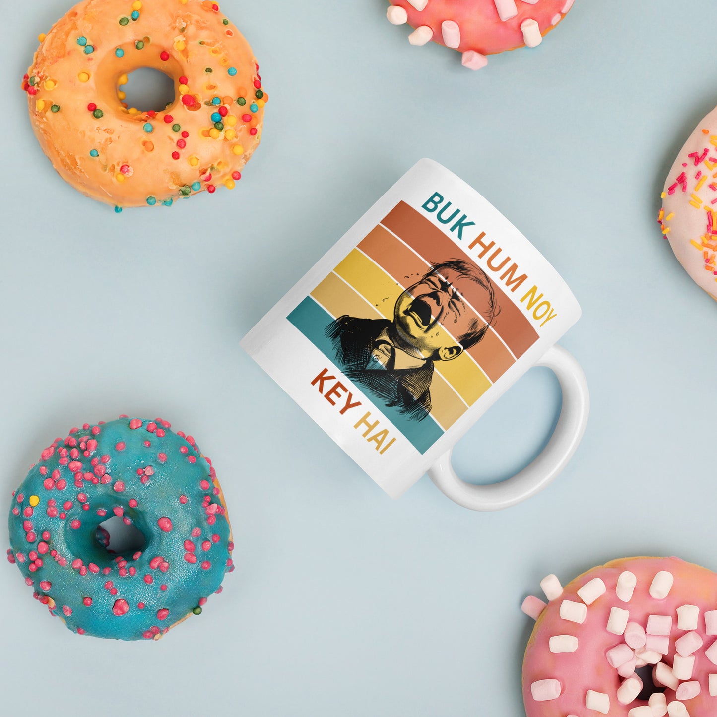 BUK HUM NOY Funny Retro Mug | Lao Humor Coffee Cup by Allstar Kustoms